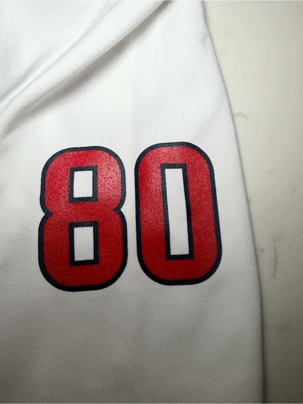 Houston Texans Andre Johnson #80 Youth Jersey White Size M 10/12 NFL - Picture 3 of 5